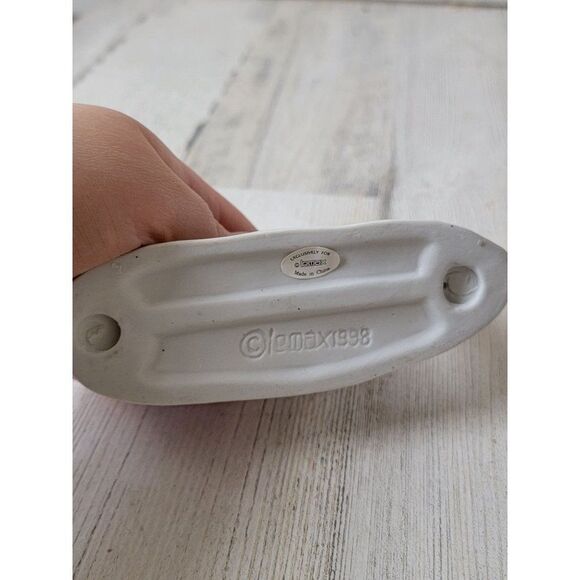 Lemax 1998 furry freeloader village accessory xmas cow - Picture 6 of 6